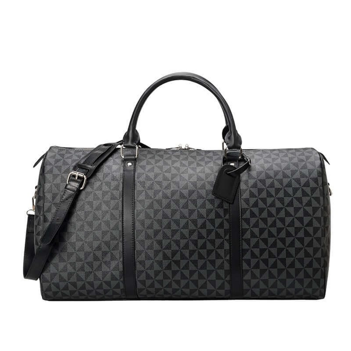 Sleek, elegant travel duffle bag, a must-have unisex carry-on for spontaneous weekend trips and gym sessions.