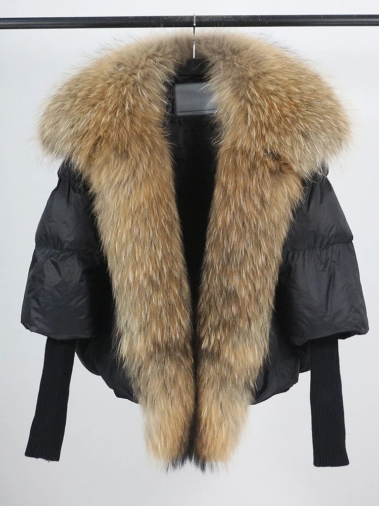 Close-up of the textured fabric of a warm puffer jacket, highlighting its cozy and durable winter outerwear material.