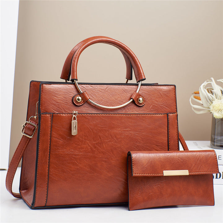 Premium quality women's tote & crossbody bag set, ideal for fashion-forward women.