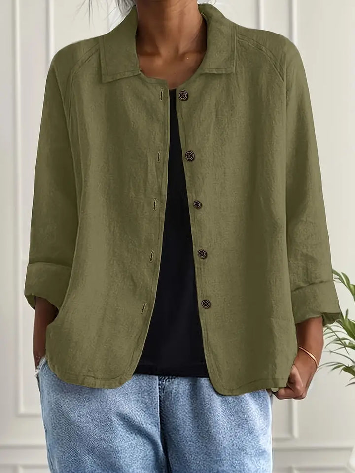 Women's light shirt cardigan for summer, offering stylish comfort and versatile layering options.