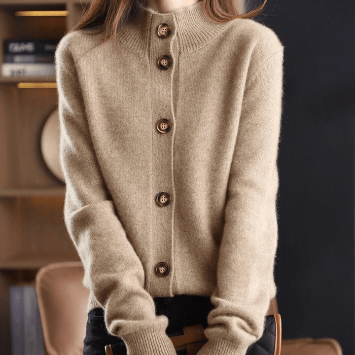 Effortless warmth with Livia women's winter sweater. Trendy casual style, comfortable long sleeve pullover.