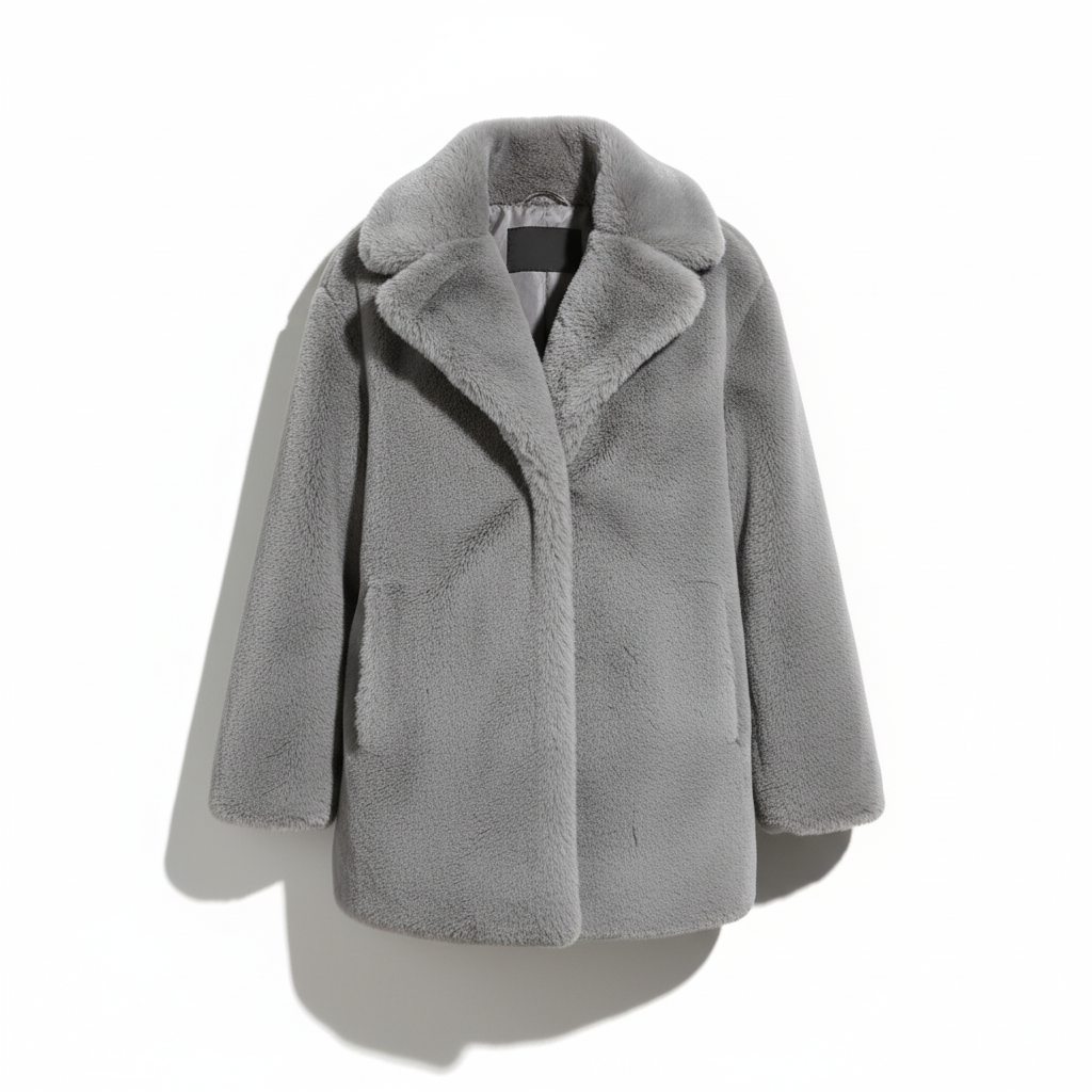 Ladies' high collar quilted jacket, Marlene style, warm and fashionable
