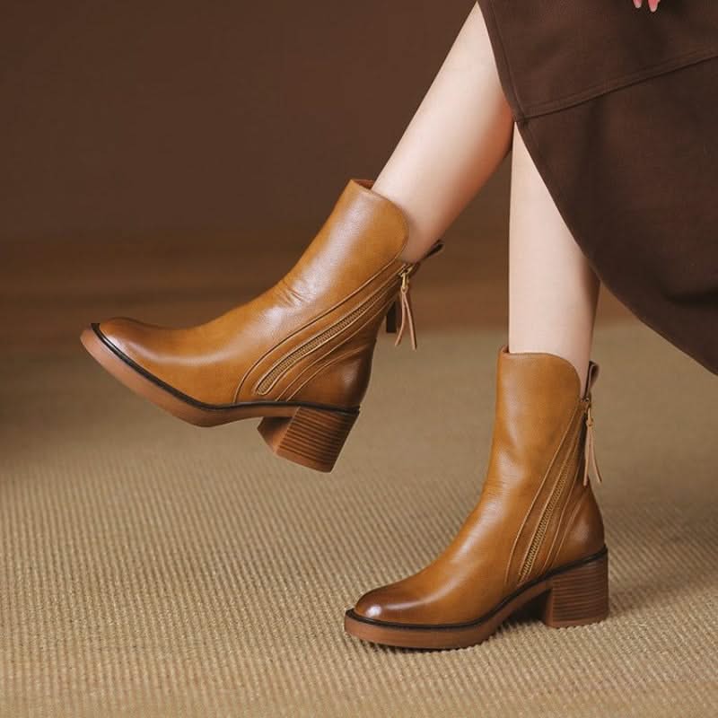 Elegant black women's Sloane high-heel ankle boots, ideal for stylish and comfortable everyday wear.