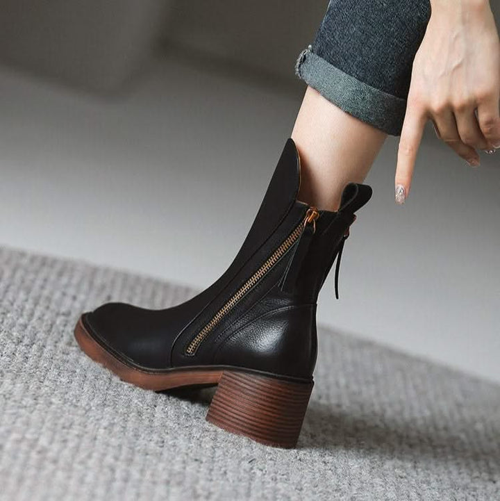 Sloane high-heel ankle boots for women, a modern and comfortable choice for elegant daily fashion.
