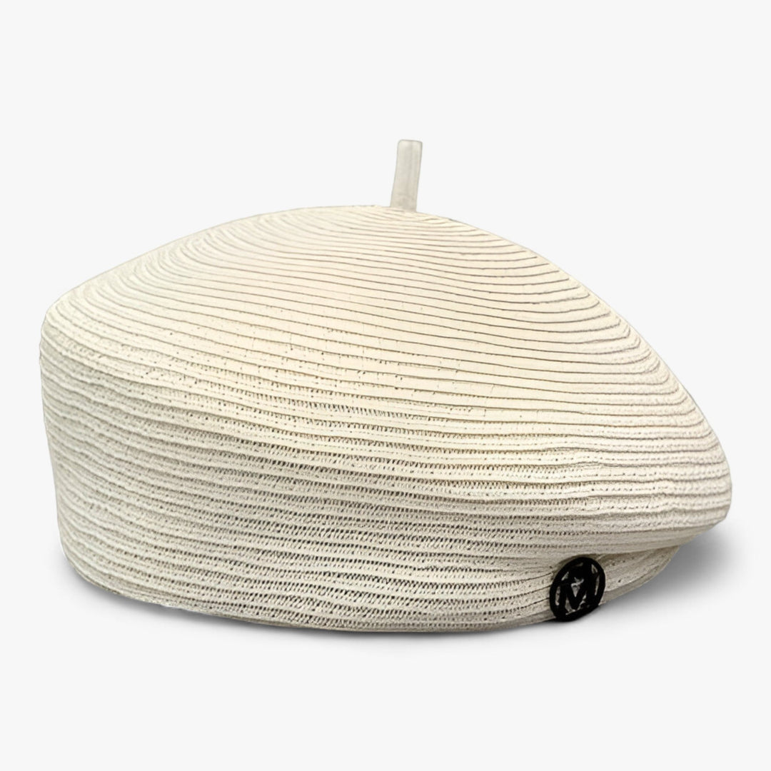Elegant women's straw fedora, a fashionable summer accessory and travel hat for sunny days