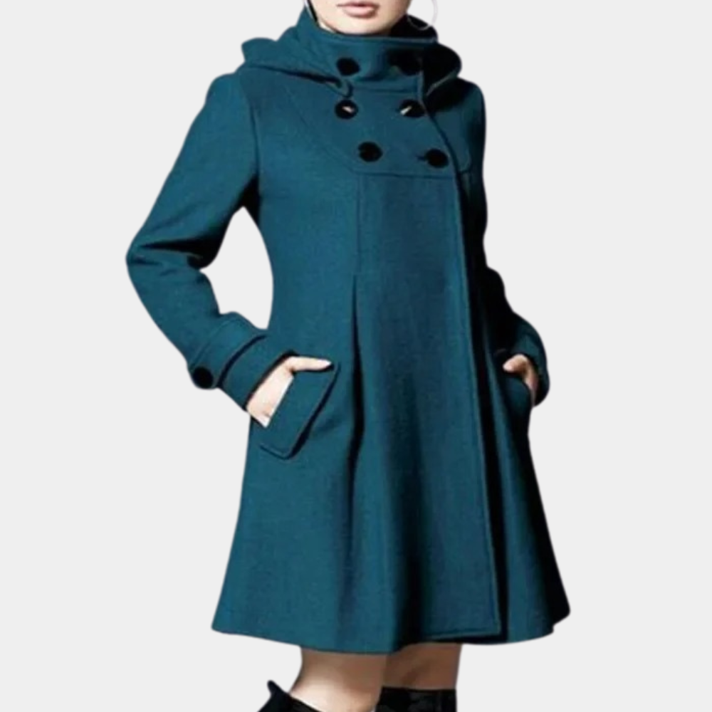 Stylish women's trendy jacket with convenient side pockets, perfect for versatile daily wear and casual fashion.