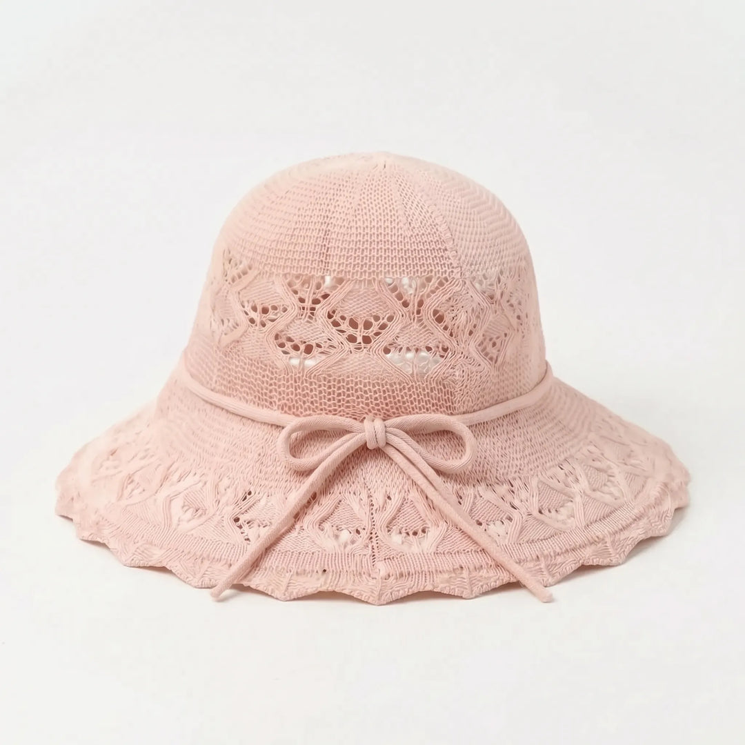 Classic ladies' wide brim sun hat, a perfect vacation accessory for stylish beach and summer shade.