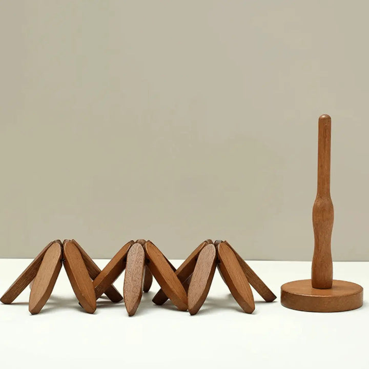 Ash wood drink coasters for table protection, adding a natural, stylish touch to your home decor.