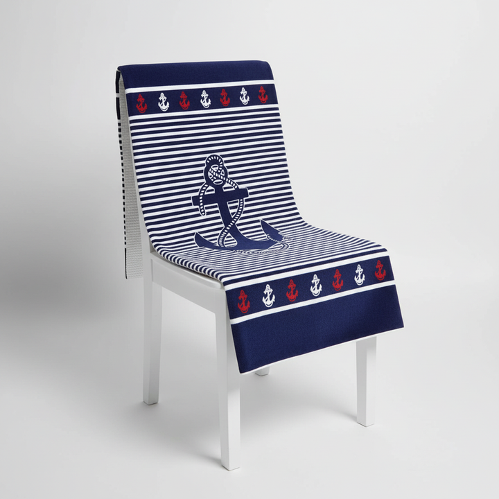 Rolled SunFunTowel microfiber beach towel, highlighting its compact size for easy packing and portability