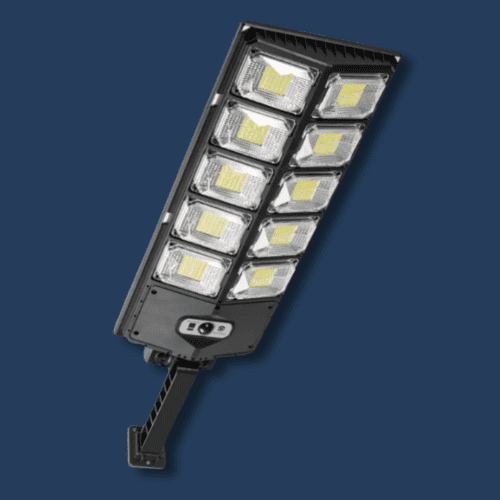 SunGuard 3000W solar street lamp for outdoor lighting, energy-efficient and weatherproof