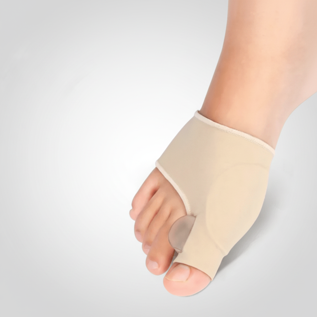 Flexible bunion corrector for teens, promoting foot health, pain relief & better daily mobility.
