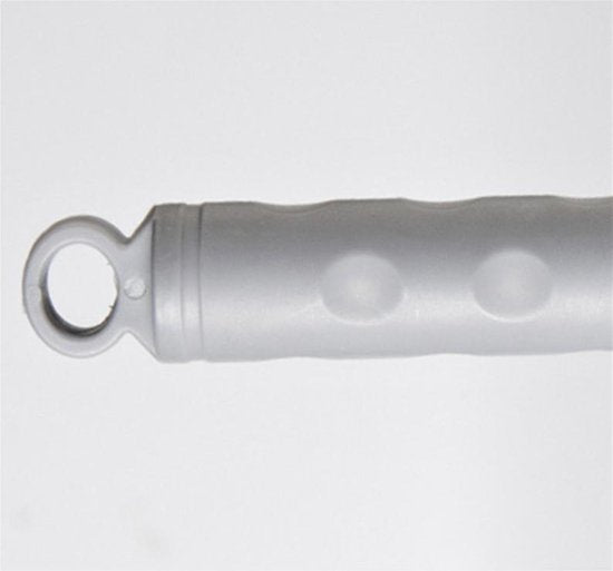 Efficient long handle telescoping duster for all high reach home cleaning: ceilings, fans, and cobwebs.