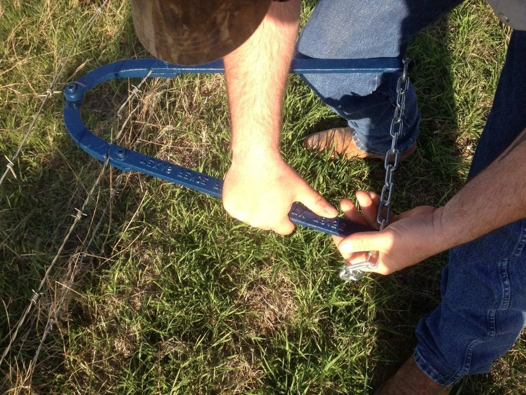Texas Fence Fixer heavy-duty farm & ranch tool for wire tensioning & fence repair. Essential agriculture equipment.