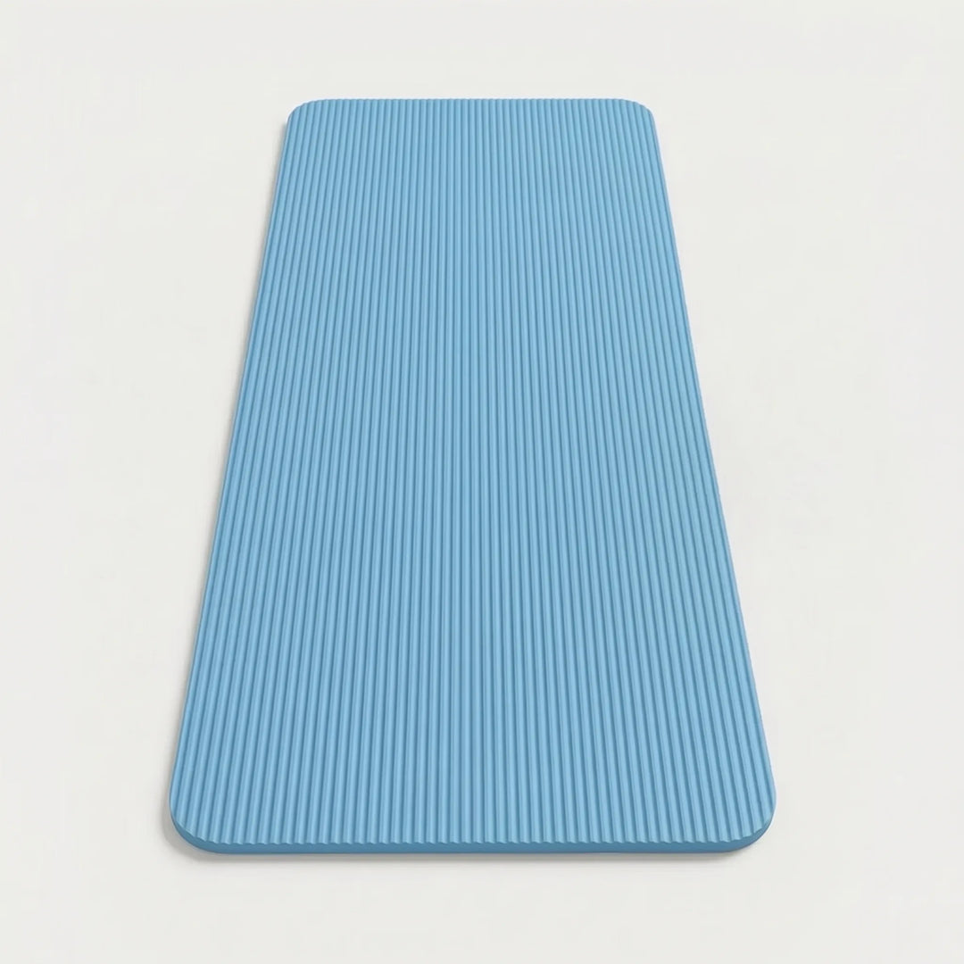 Joint protection exercise mat. Thick cushioning & non-slip design for safe yoga, Pilates & home gym workouts.