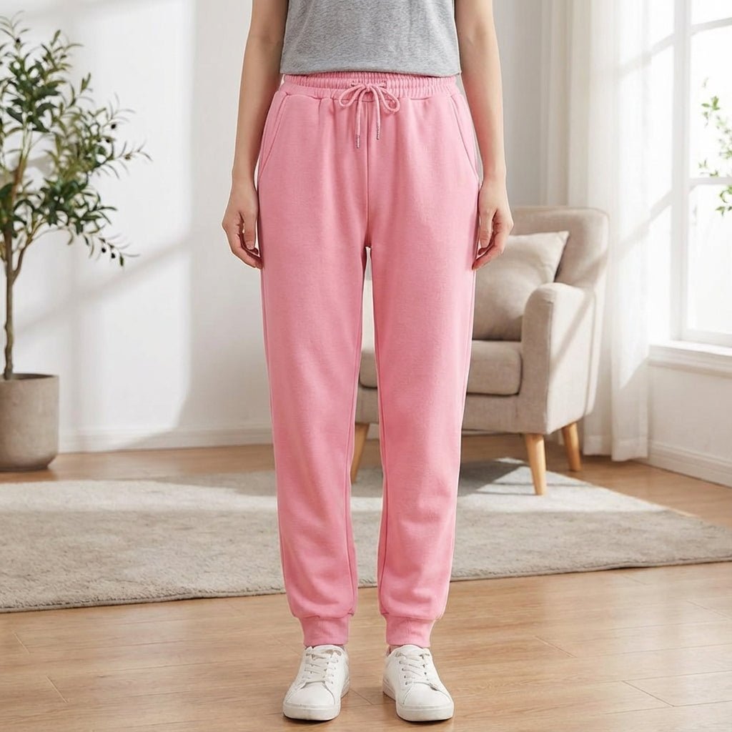 Tiffany Women's soft cotton blend joggers, ideal for comfortable athleisure and lounging