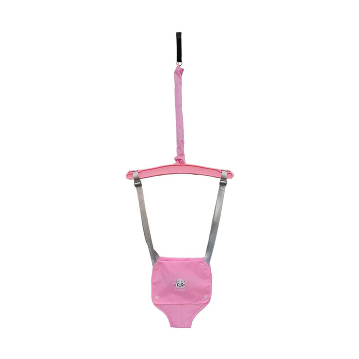 Compact TinyBouncer indoor door swing for babies, offering active playtime, exercise, and motor skill development.