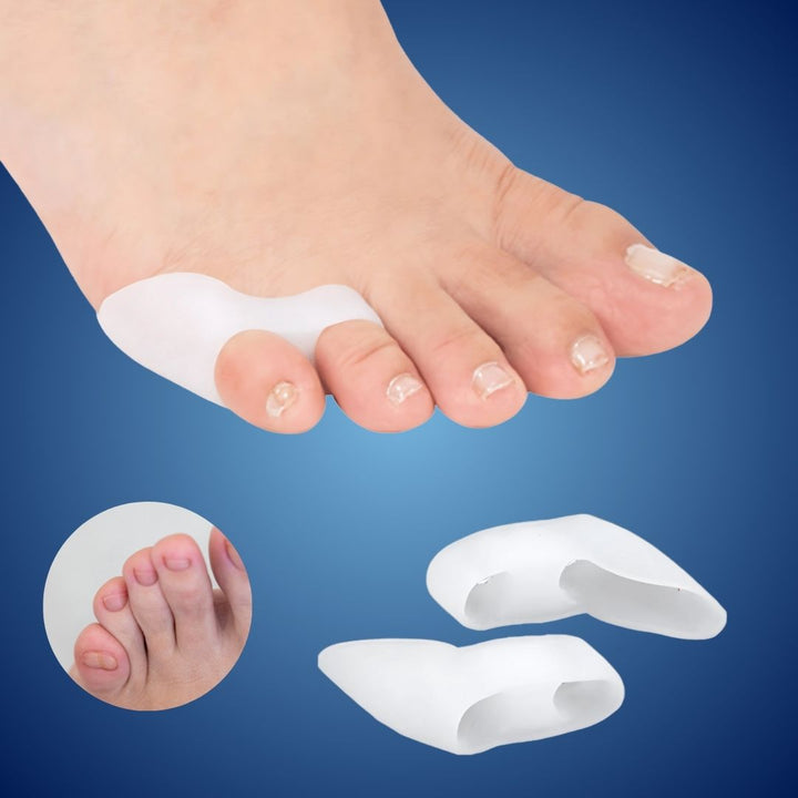 ToeGuard orthopedic toe spacers for bunion & hammertoe relief. Soft silicone for foot alignment & pain relief.