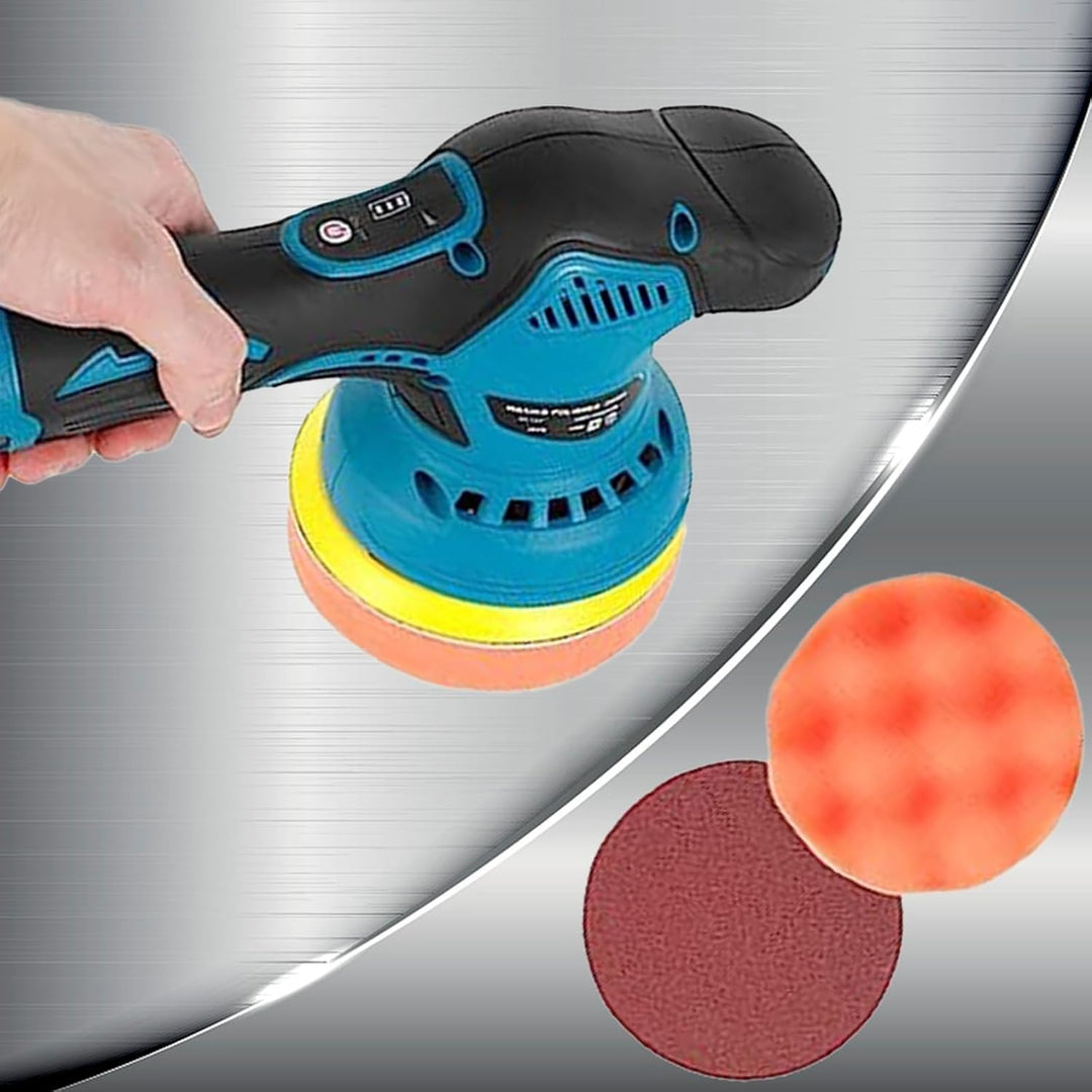 8-speed cordless car polisher from Torvex, perfect for waxing and grinding