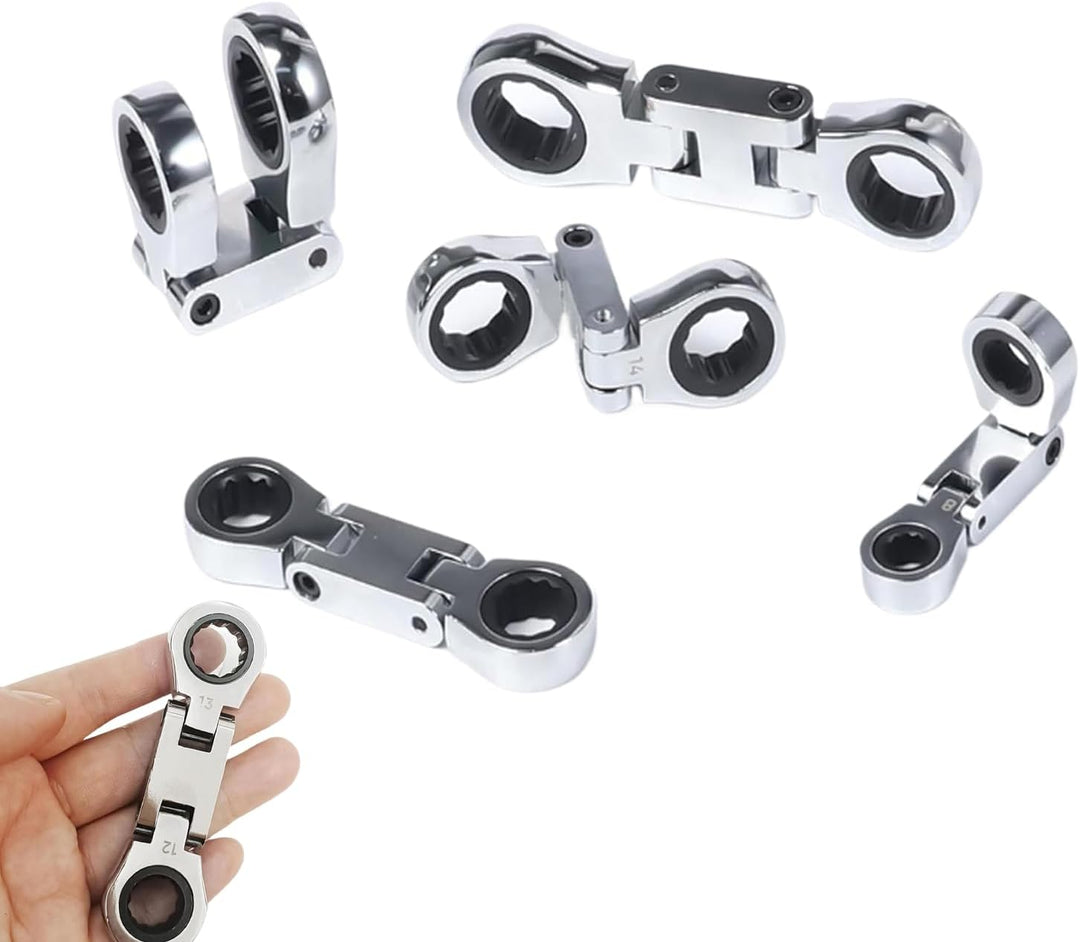 Torvex double drive flex head ratcheting wrench for versatile mechanics and DIY repair tasks.