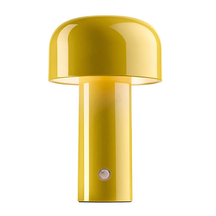 Contemporary portable accent lamp, enhancing room decor with its sleek design and LED light.