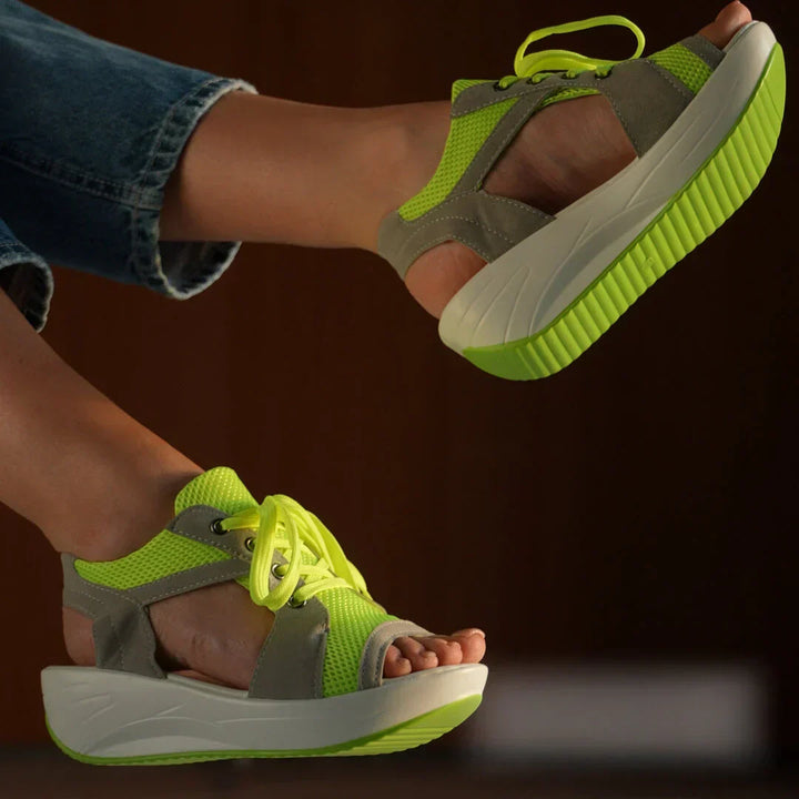 Fergie's Comfortable Lightweight Summer Sandals for women, featuring a soft, supportive sole