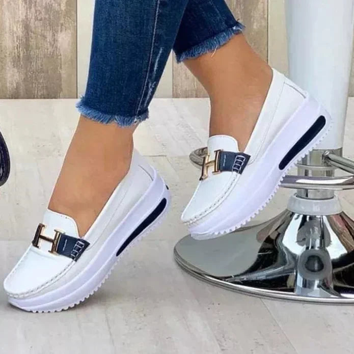 Stylish orthopedic women's shoes offering excellent foot support & pain relief for walking.