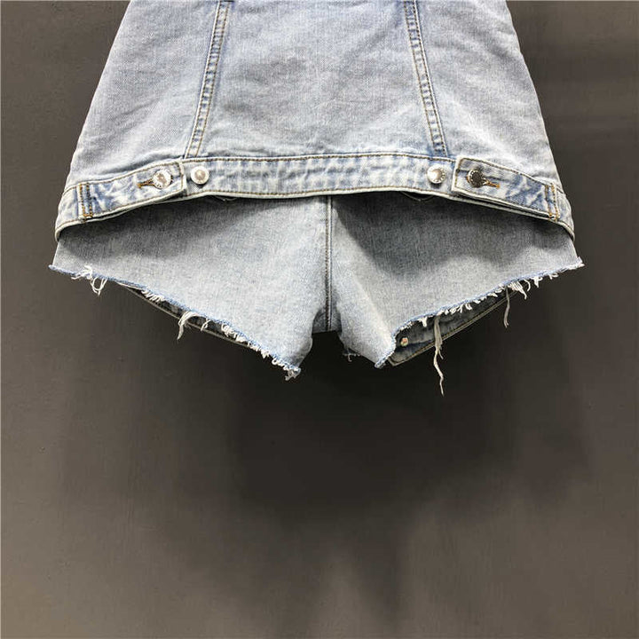 Fashionable women's two-piece shorts set, ideal for a chic summer outfit & comfortable casual wear.