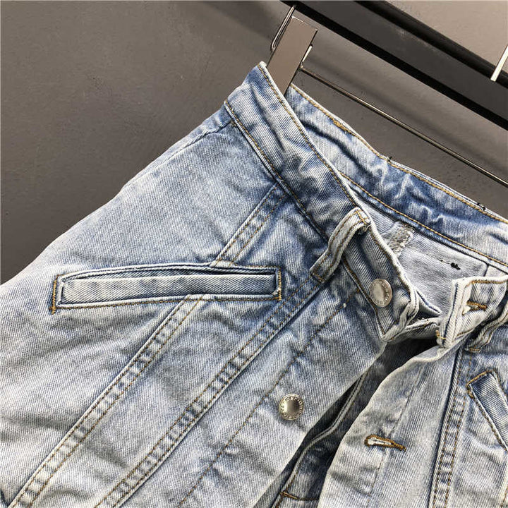 Women's casual two-piece shorts set, a trendy high waist summer outfit for comfort and style.