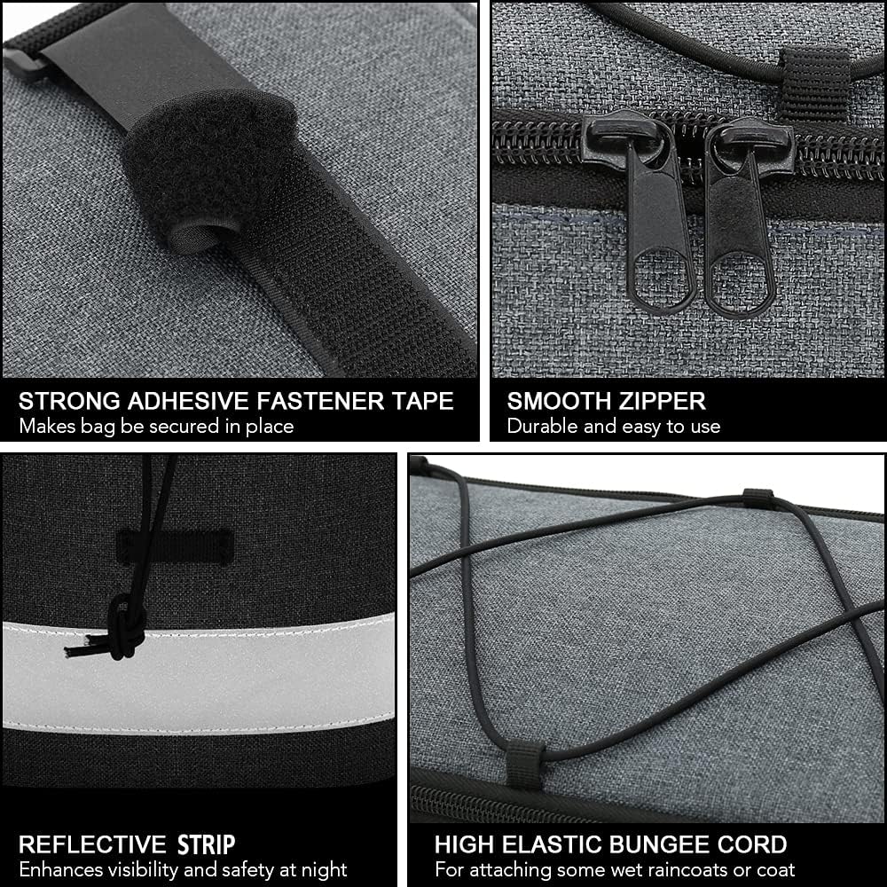 Trevilo 8L rear rack cooler bag, an insulated cycling accessory with detachable shoulder strap