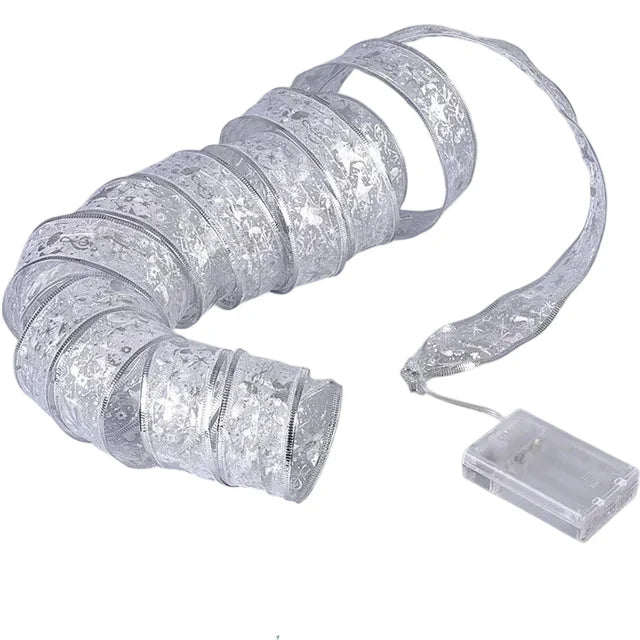 Flexible LED ribbon lights for creative DIY Christmas holiday decor. Versatile seasonal accents.