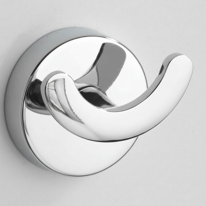 Close-up of a powerful waterproof suction hook, perfect for kitchen or bathroom, no tools required for installation.