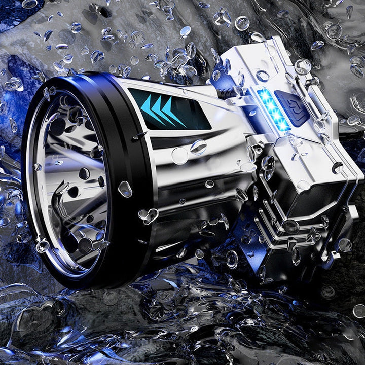 Waterproof, rechargeable LED headlamp for camping, hiking, running, and night work. Hands-free gear.