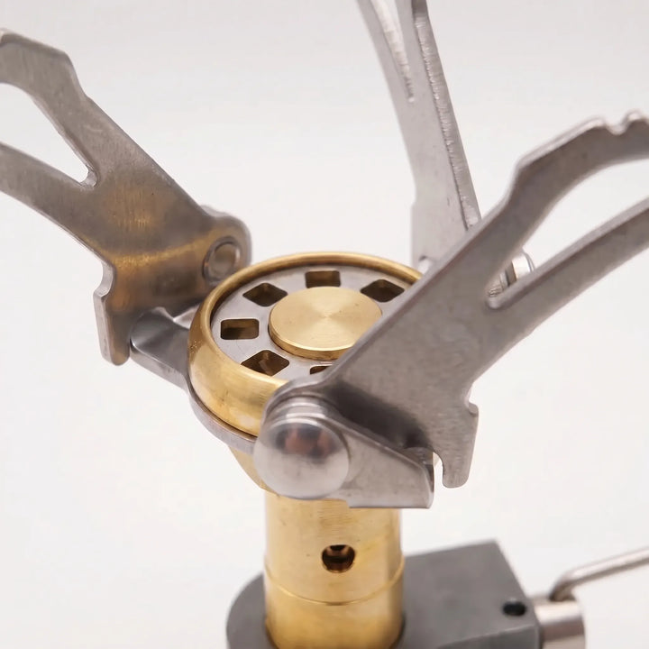 Ultralight portable gas burner for quick, efficient outdoor meals. Compact backpacking & travel stove.