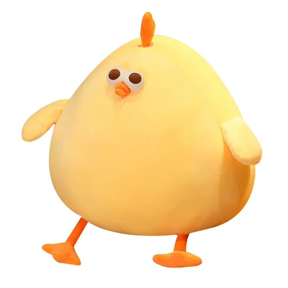 Ultra-cuddly plush chicken toy for kids. Soft stuffed animal, perfect comfort buddy & gift for toddlers.