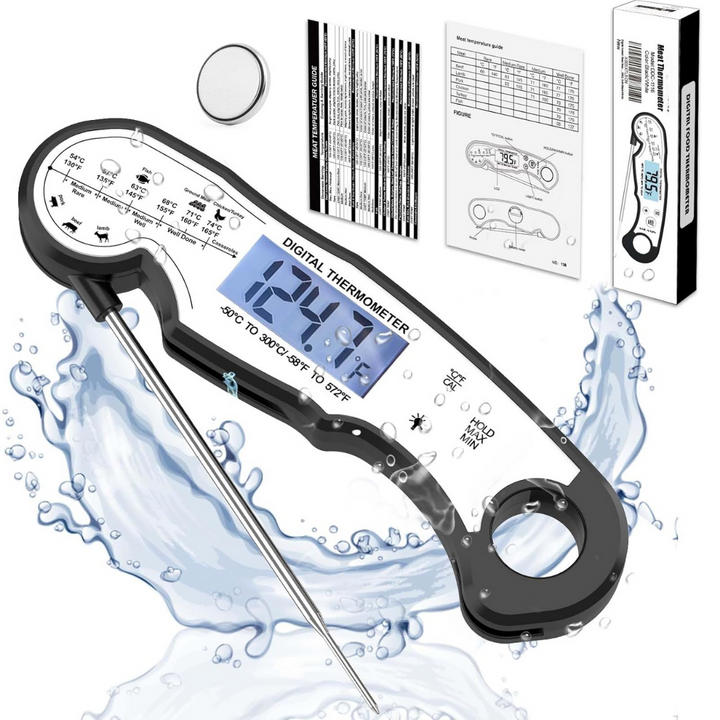GrillGauge Ultra-Fast Digital Meat Thermometer for exact temperature readings