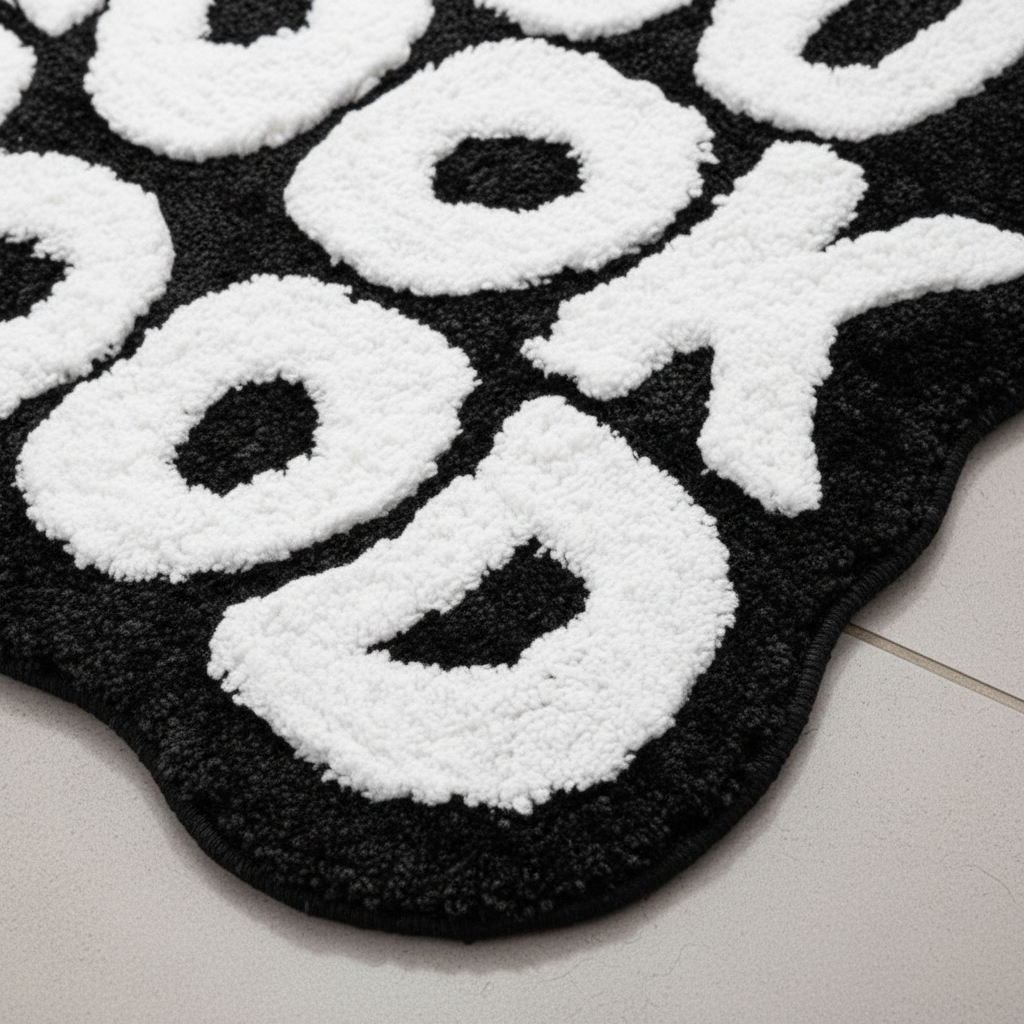 Luxurious Ultra Plush Bath Mat, designed for superior foot comfort and bathroom safety