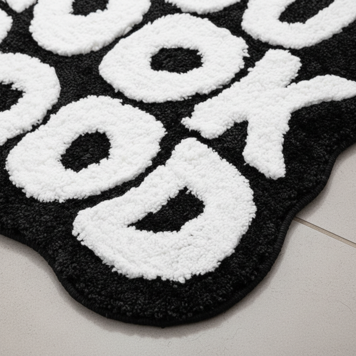 Luxurious Ultra Plush Bath Mat, designed for superior foot comfort and bathroom safety