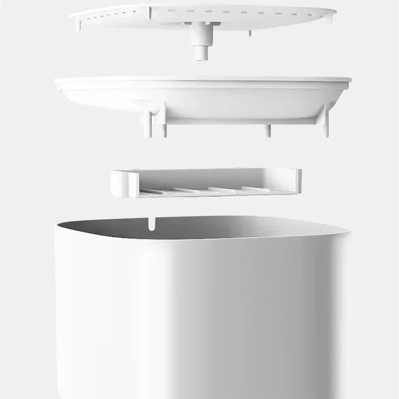 Whisper-quiet 3L pet water fountain for cats & dogs, offering continuous filtered water & a peaceful home.