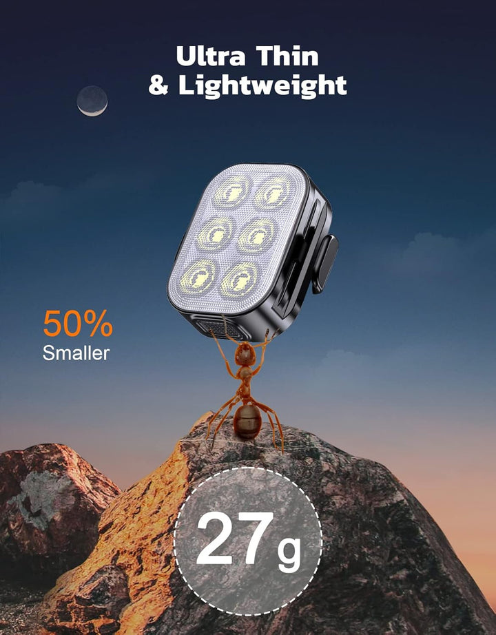 Robust SlimBeam USB rechargeable bike lights, waterproof LED, ideal for daily commutes