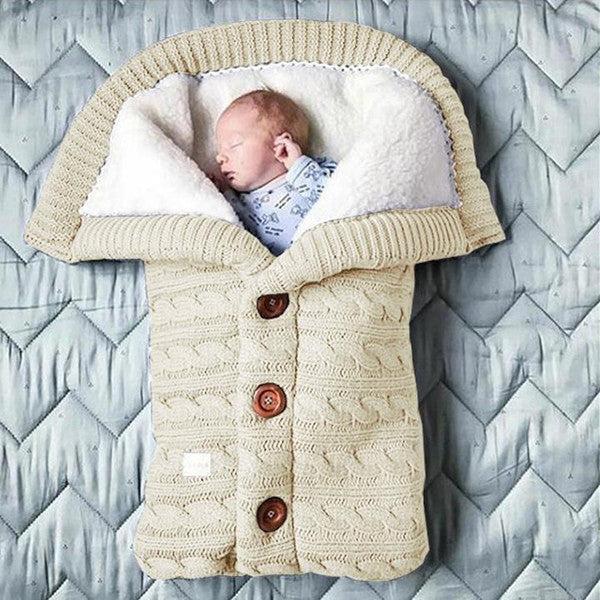 Luxurious unisex fleece baby blanket, a perfect baby shower gift for cozy comfort & warmth.