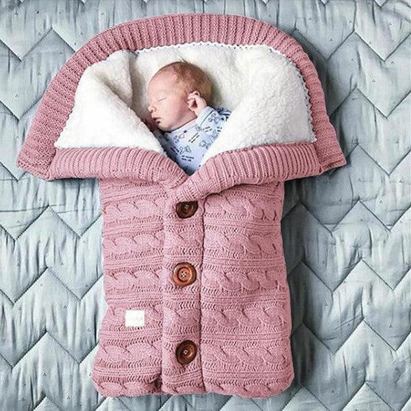 Lightweight, ultra-soft fleece baby blanket for travel and everyday infant comfort. Newborn essential.