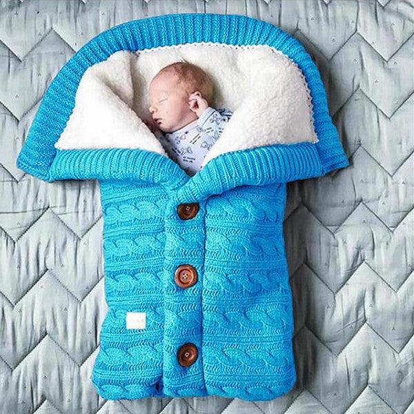 Versatile fleece baby blanket. Use as a cozy wrap, stroller blanket, or nursery decor for infants.