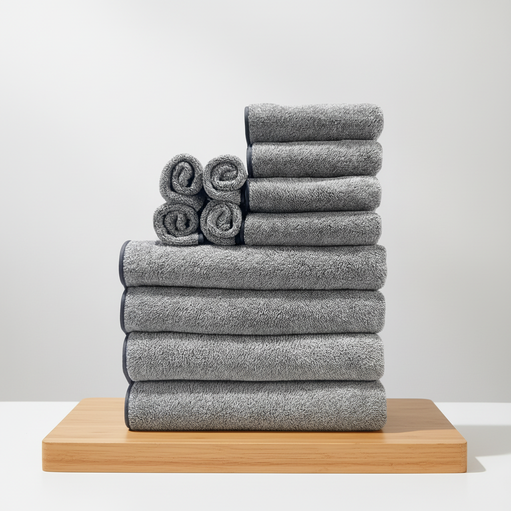 Luxurious coral fleece microfiber bath sheet, soft and durable, perfect for a spa-like experience at home