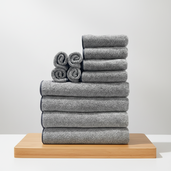 Luxurious coral fleece microfiber bath sheet, soft and durable, perfect for a spa-like experience at home