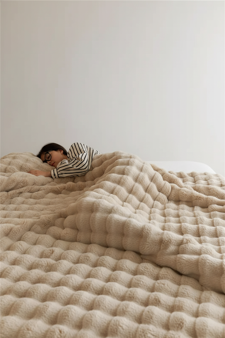 Collection of ultra-soft plush throw blankets, illustrating variety for cozy home bedding and warmth.