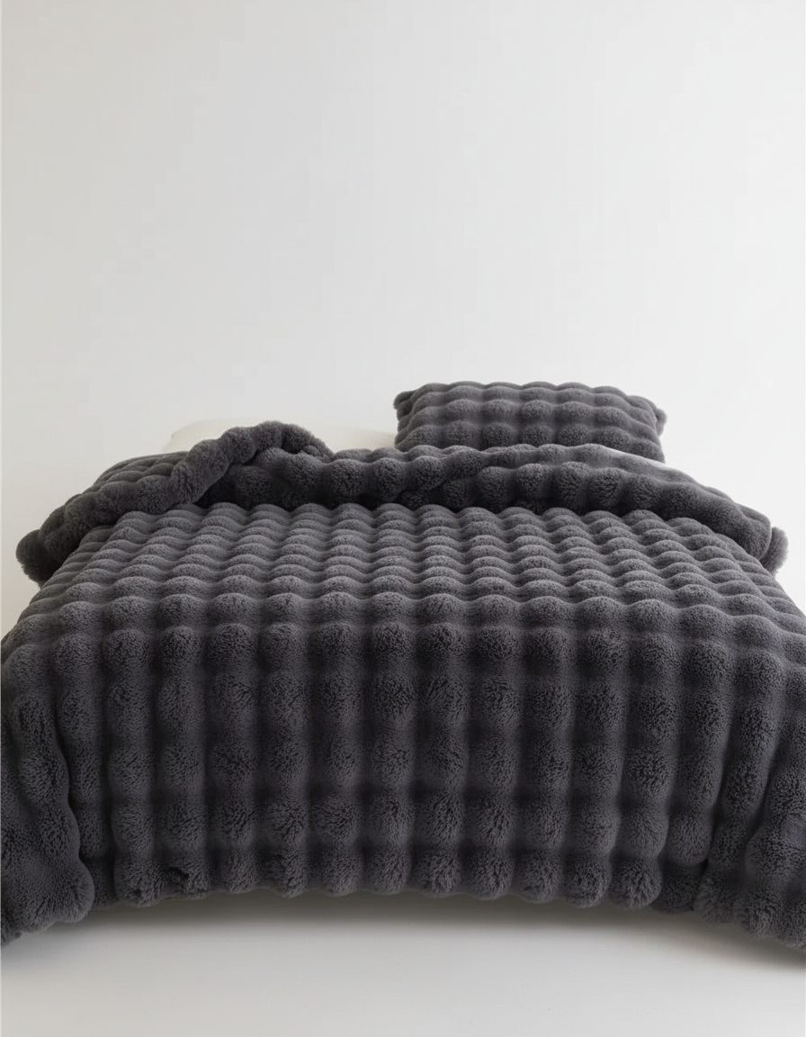 Soft blanket bundle, featuring a plush throw perfect for comfort, warmth, and home decor.