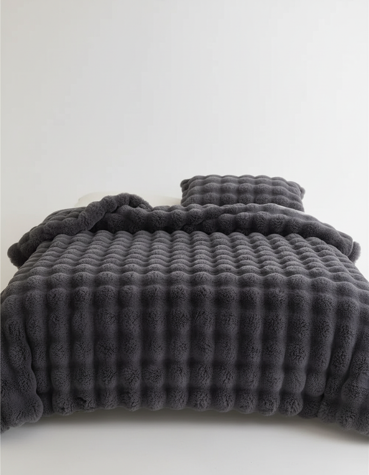 Soft blanket bundle, featuring a plush throw perfect for comfort, warmth, and home decor.