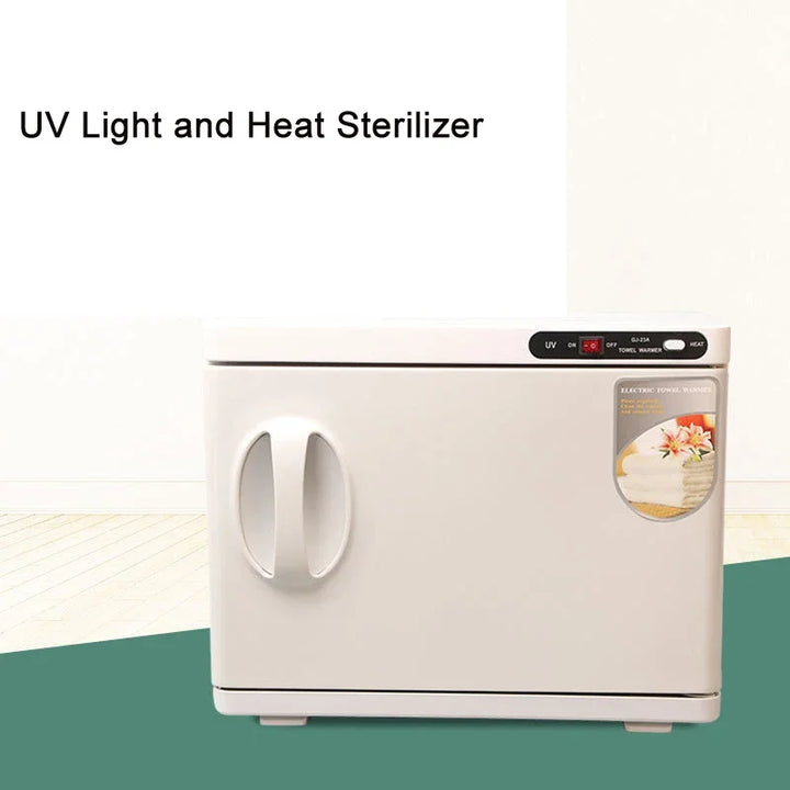 23L UV sterilizer & dryer, ideal for spa equipment, baby bottles, and home cleaning