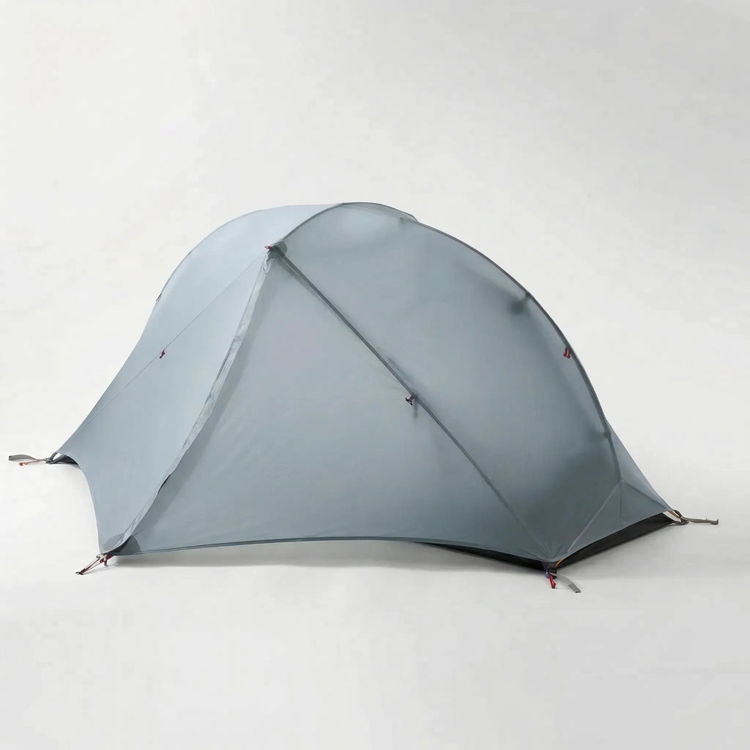 Compact & ultralight 1-person backpacking tent, perfect for minimal solo hiking gear, double-layer design.