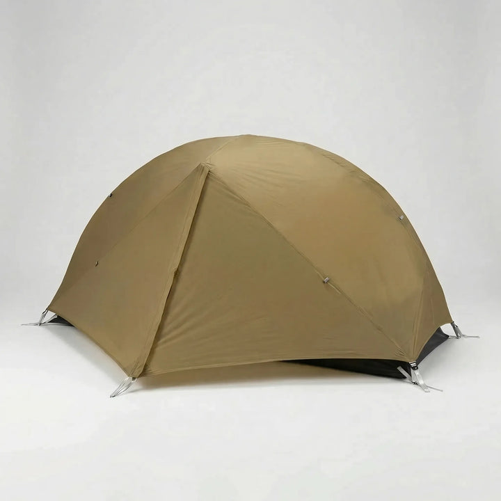 Waterproof 1-person double-layer camping tent, engineered for 3 & 4 season protection during solo hiking trips.